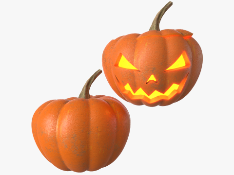Halloween Pumpkin 3D मॉडल