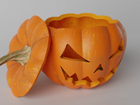 calabaza de halloween Modelo 3D