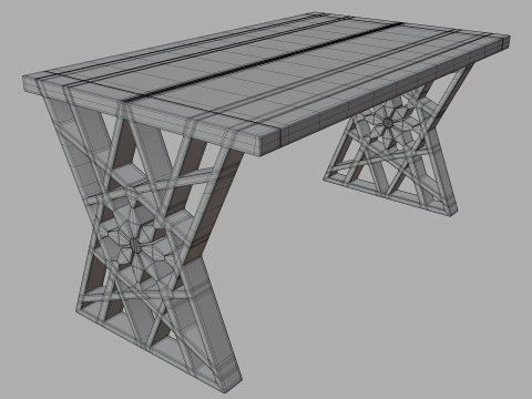 Dining Table 3D Model
