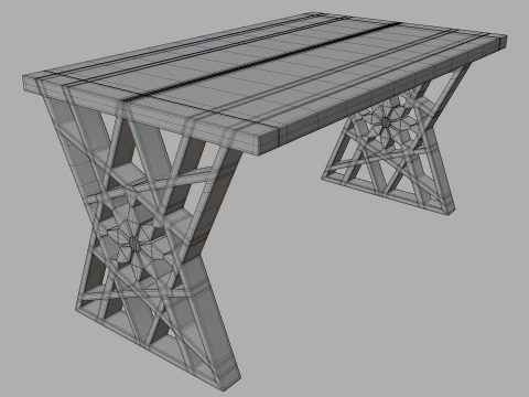 Dining Table 3D Model