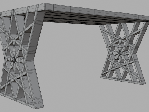 Dining Table 3D Model