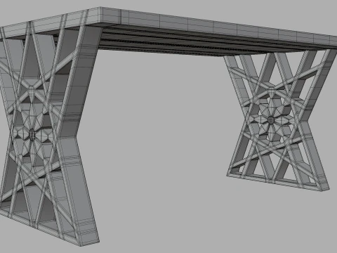 Dining Table 3D Model