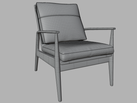 Fahmida Chair 3D Model