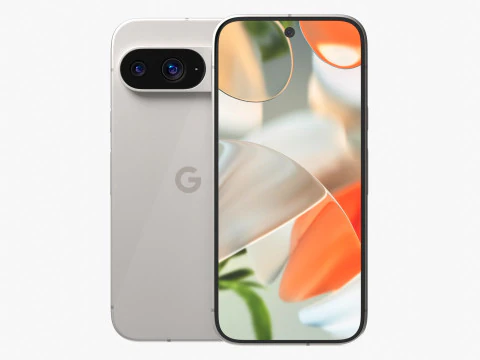 Google Pixel 9 Porcelain 3D Модель