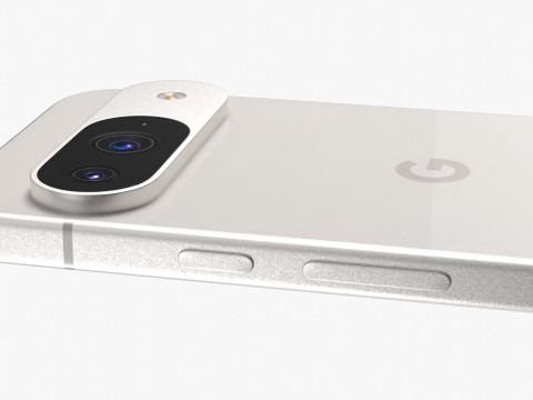 Google Pixel 9 Porcelain Model 3D