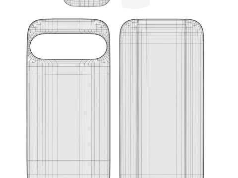 Google Pixel 9 Porcelain Model 3D