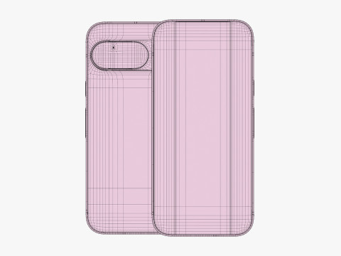 Google Pixel 9 Porcelain Model 3D