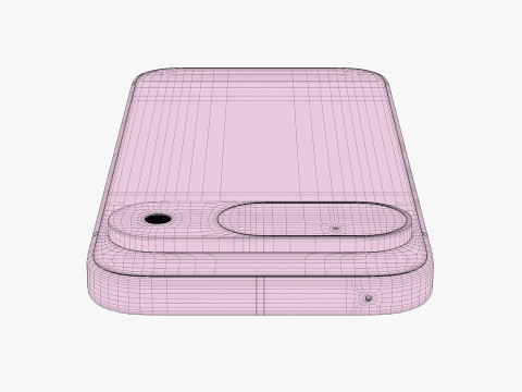 Google Pixel 9 Porcelain Model 3D