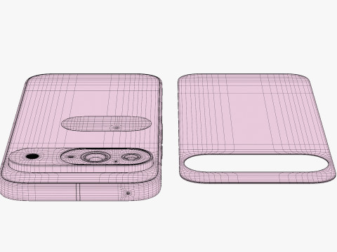 Google Pixel 9 Porcelain Model 3D