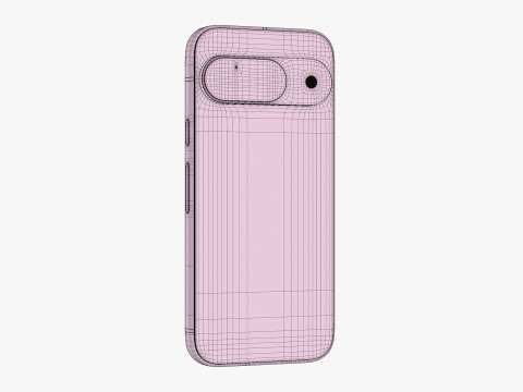 Google Pixel 9 Porcelain Model 3D