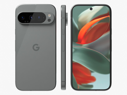 Google Pixel 9 Pro Hazel 3D-Modell