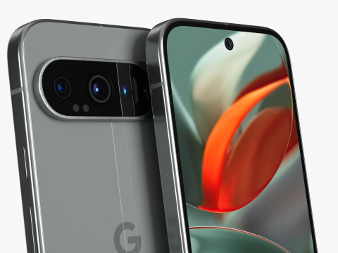 Google Pixel 9 Pro Hazel 3D-Modell