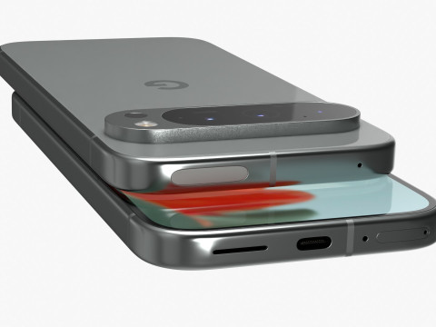Google Pixel 9 Pro Hazel 3D-Modell