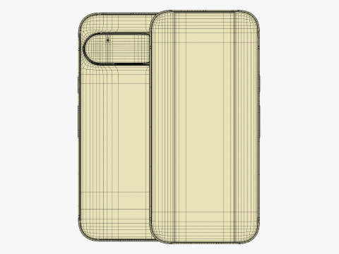 Google Pixel 9 Pro Hazel 3D-Modell