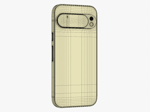 Google Pixel 9 Pro Hazel 3D-Modell