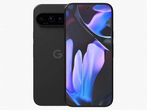 Google Pixel 9 Pro XL Obsidian 3D Модель
