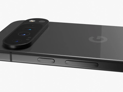 Google Pixel 9 Pro XL Obsidian 3D Model