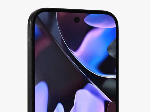 Google Pixel 9 Pro XL Obsidian 3D Model