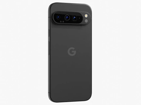 Google Pixel 9 Pro XL Obsidian 3D Model