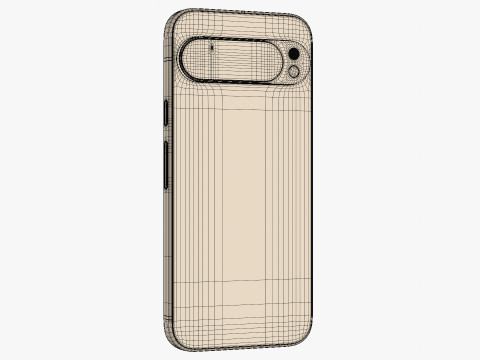 Google Pixel 9 Pro XL Obsidian Model 3D