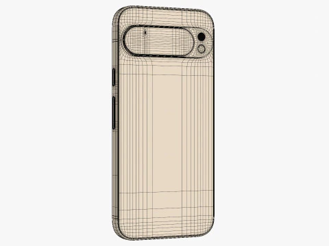 Google Pixel 9 Pro XL Obsidian 3D Model