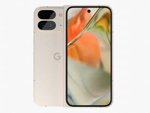 Google Pixel 9 Pro Fold Porcelain 3D Model