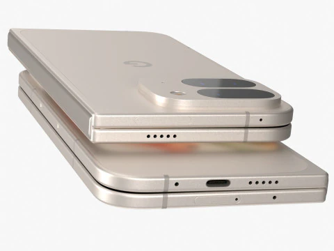 Google Pixel 9 Pro Fold Porcelain 3D Model
