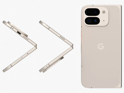 Google Pixel 9 Pro Fold Porcelain 3D Model