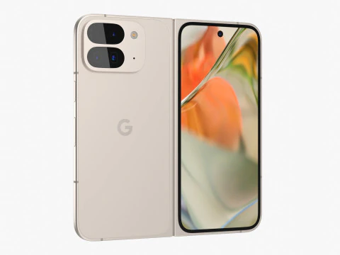 Google Pixel 9 Pro Fold Porcelain 3D Model