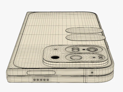 Google Pixel 9 Pro Fold Porcelain 3D Model