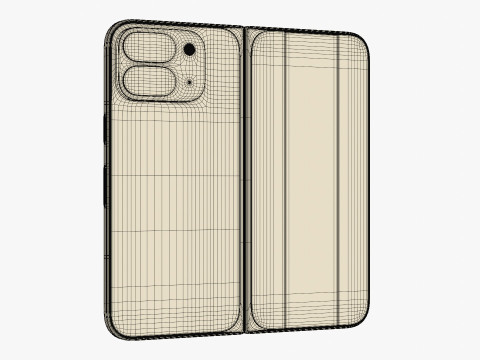 Google Pixel 9 Pro Fold Porcelain 3D-Modell