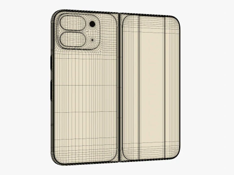 Google Pixel 9 Pro Fold Porcelain 3D Model