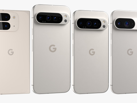 Google Pixel 9 And Pro And Pro XL And Fold Porcelain 3D Модель