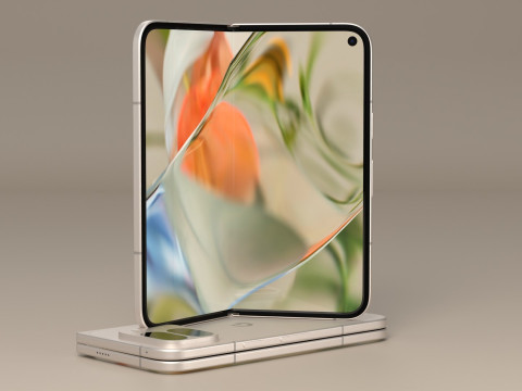 Google Pixel 9 And Pro And Pro XL And Fold Porcelain 3D Модель