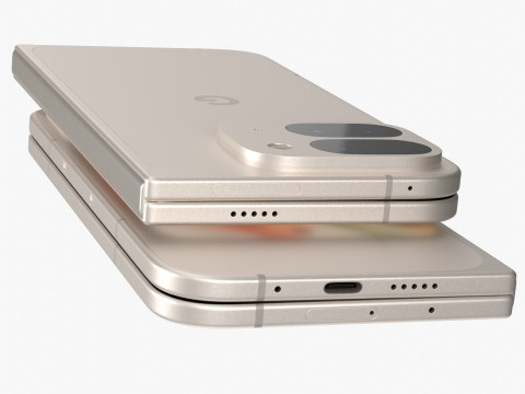 Google Pixel 9 And Pro And Pro XL And Fold Porcelain 3D Модель