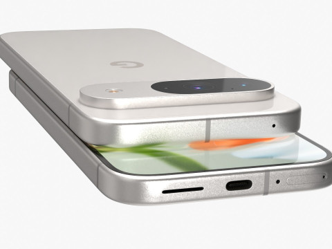 Google Pixel 9 And Pro And Pro XL And Fold Porcelain 3D Модель