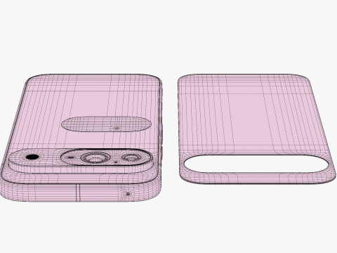 Google Pixel 9 And Pro And Pro XL And Fold Porcelain 3D Модель