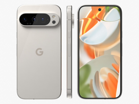 Google Pixel 9 And Pro And Pro XL And Fold Porcelain 3D Модель