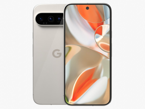 Google Pixel 9 And Pro And Pro XL And Fold Porcelain 3D Модель