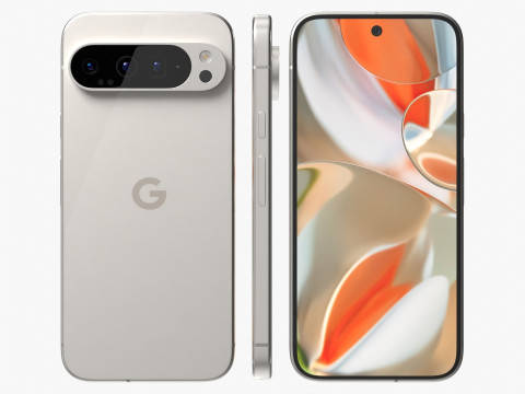 Google Pixel 9 And Pro And Pro XL And Fold Porcelain 3D Модель