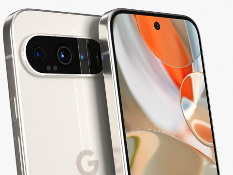 Google Pixel 9 And Pro And Pro XL And Fold Porcelain 3D Модель
