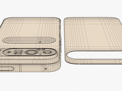 Google Pixel 9 And Pro And Pro XL And Fold Porcelain 3D Модель