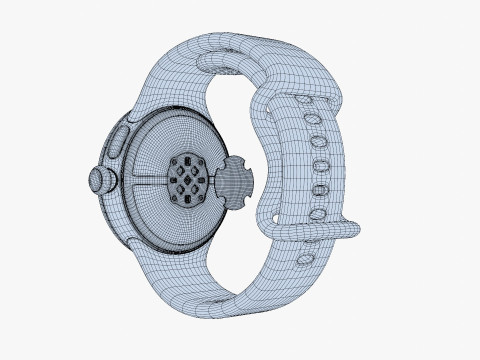 Google Pixel Watch 3 Porcelain 3D-Modell