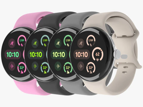 Google Pixel Watch 3 3D Модель