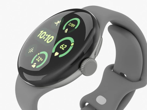 Google P&iacute;xel Reloj 3 Modelo 3D