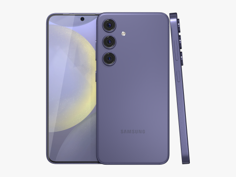 Samsung Galaxy S24 Cobalt Violet Model 3D