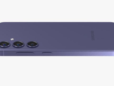 Samsung Galaxy S24 Cobalt Violet 3D Модель