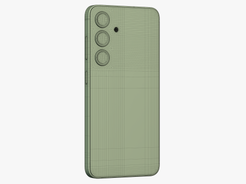 Samsung Galaxy S24 Cobalt Violet 3D Модель