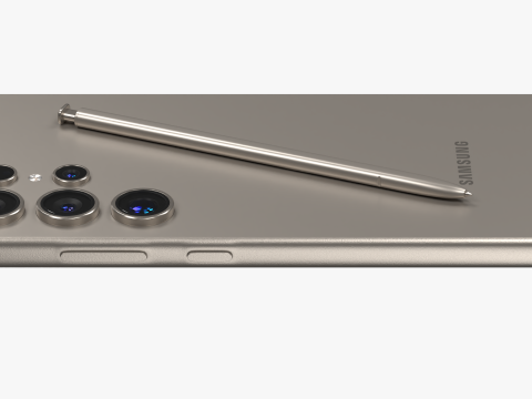 Samsung Galaxy S24 Ultra Titanium Gray 3D मॉडल
