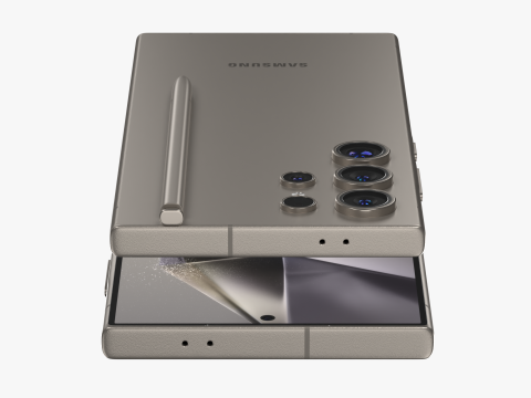 Samsung Galaxy S24 Ultra Titanium Gray 3D मॉडल